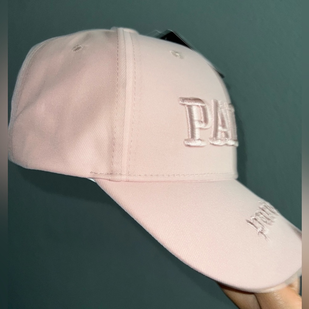 Paris hat with tags new
